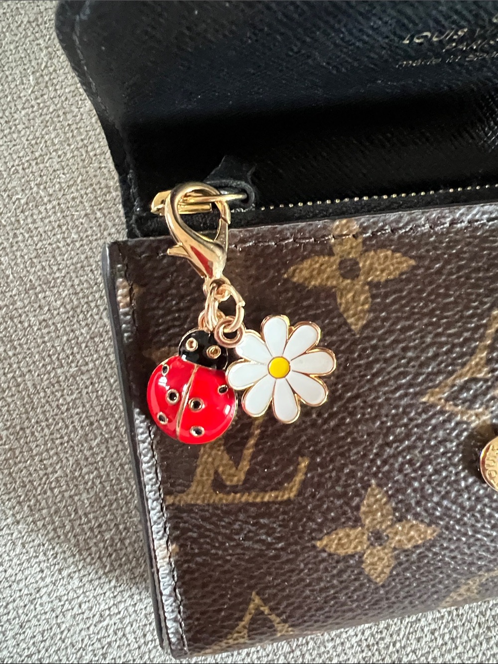 Mini Ladybug Bag Charm